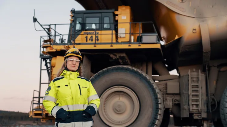 Section Manager Linnea at Boliden Aitik: There’s a place for everyone in the mine